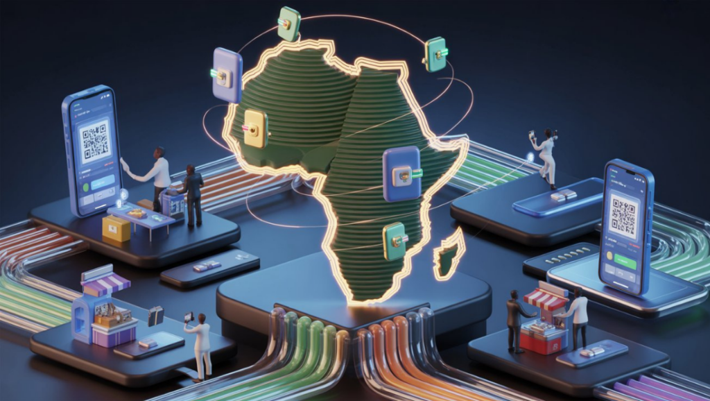 Wallet-led payments in Francophone Africa showing regional payment infrastructure, cross-border coordination and merchant acceptance beyond the East Africa model