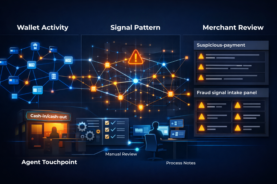 Wallet abuse and agent-layer fraud signals across a mobile money payment environment in Africa